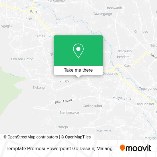 Template Promosi Powerpoint Go Desain map