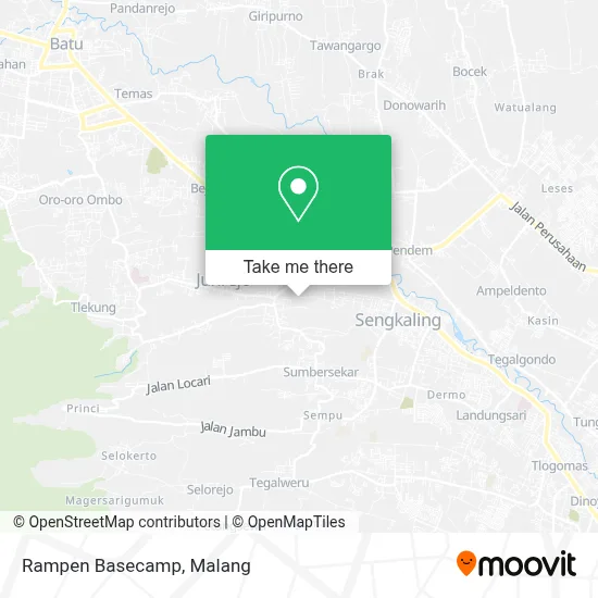 Rampen Basecamp map