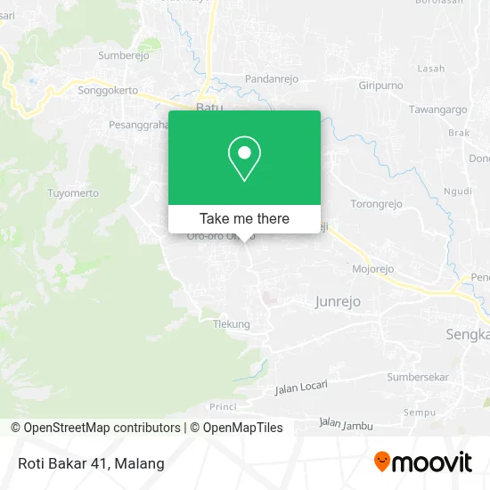 Roti Bakar 41 map
