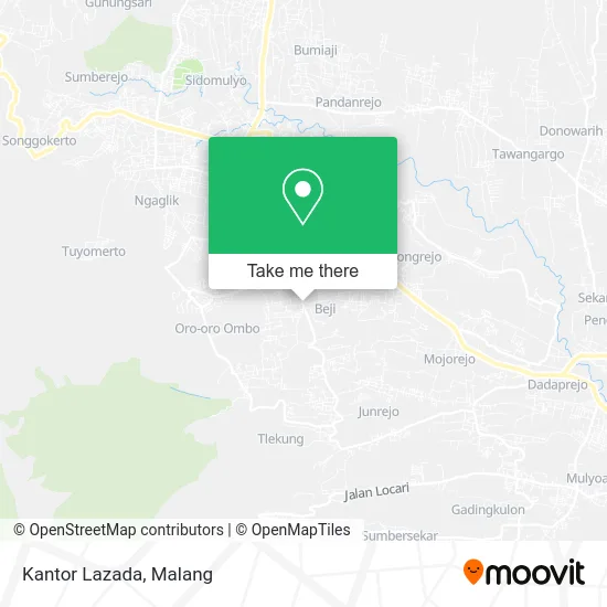 Kantor Lazada map