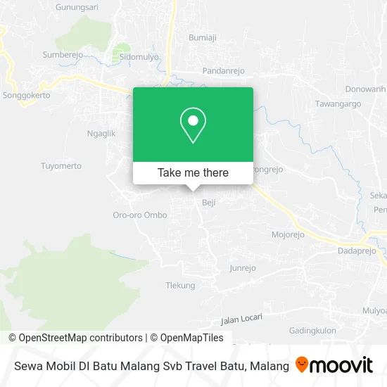 Sewa Mobil DI Batu Malang Svb Travel Batu map