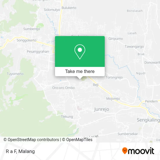 R a F map