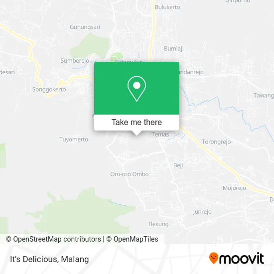 It's Delicious map