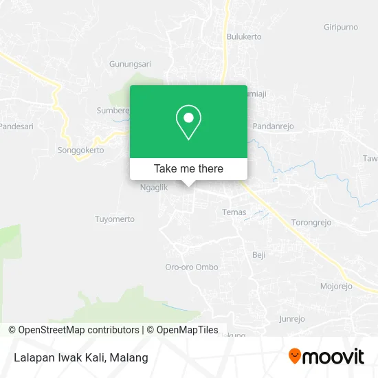 Lalapan Iwak Kali map