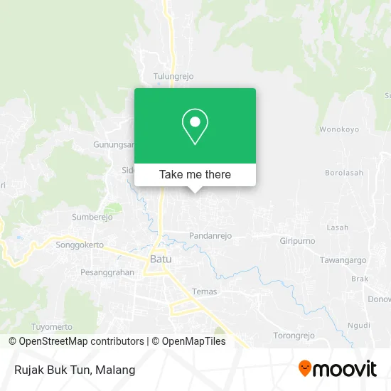 Rujak Buk Tun map