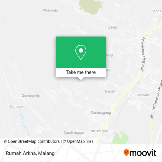 Rumah Arkha map