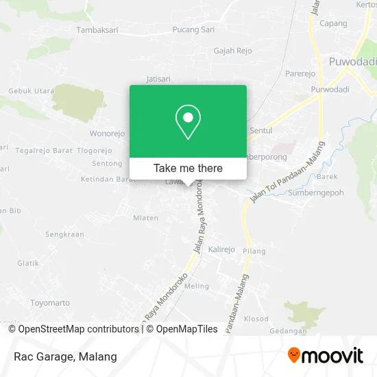 Rac Garage map