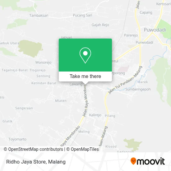 Ridho Jaya Store map