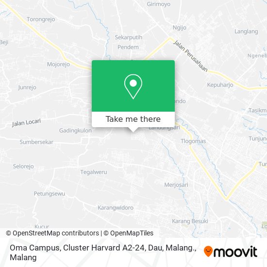 Oma Campus, Cluster Harvard A2-24, Dau, Malang. map