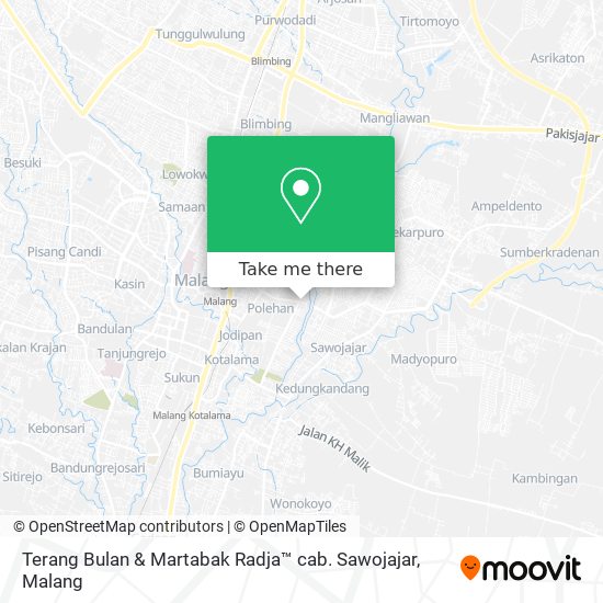 Terang Bulan & Martabak Radja™ cab. Sawojajar map