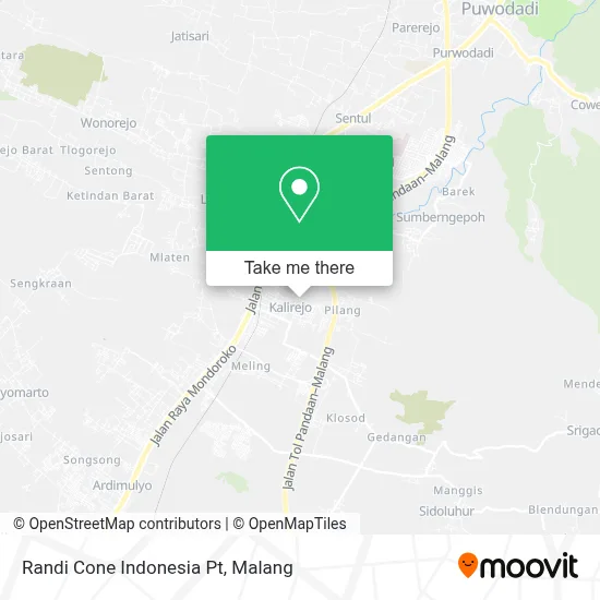 Randi Cone Indonesia Pt map