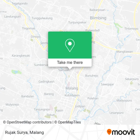 Rujak Surya map