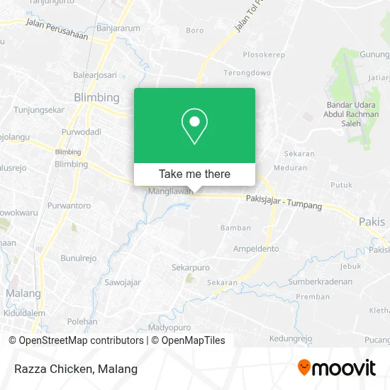 Razza Chicken map