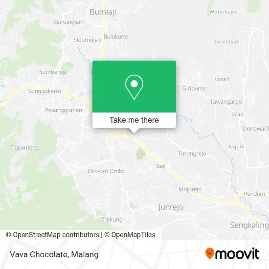 Vava Chocolate map