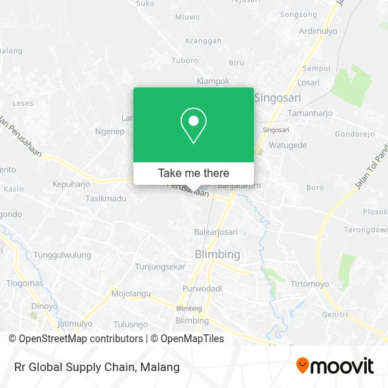 Rr Global Supply Chain map