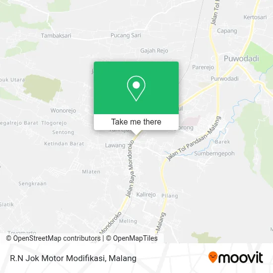 R.N Jok Motor Modifikasi map
