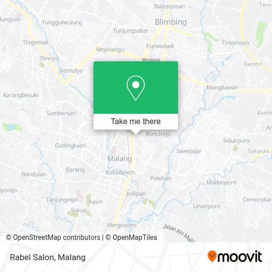 Rabel Salon map