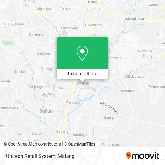 Unitech Retail System map