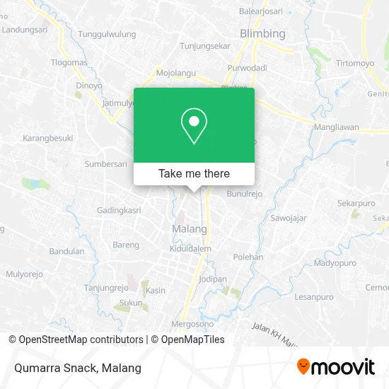 Qumarra Snack map