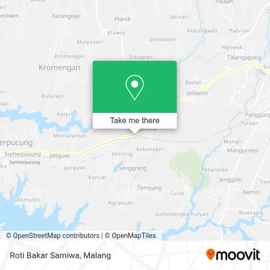 Roti Bakar Samiwa map