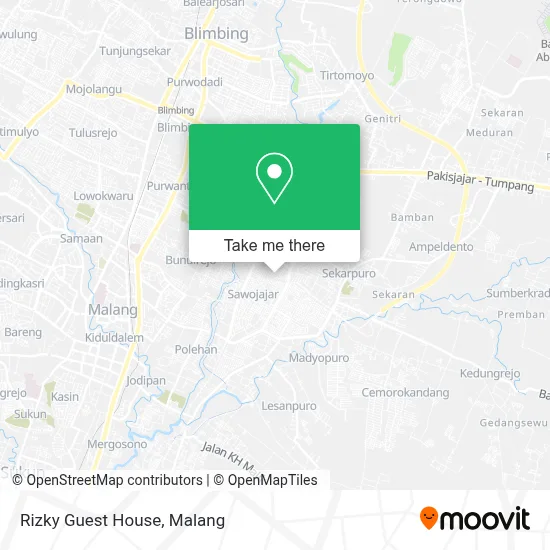 Rizky Guest House map