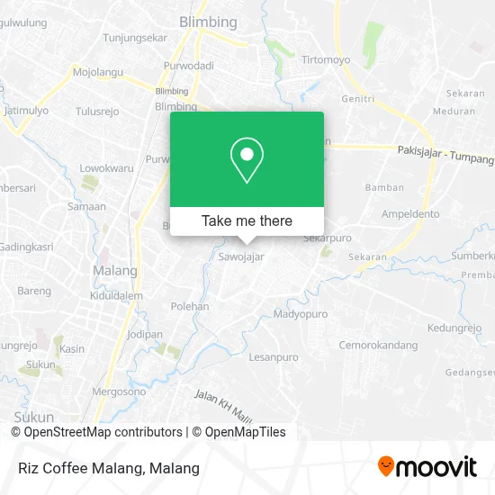Riz Coffee Malang map