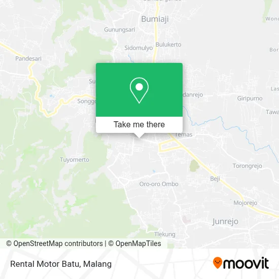 Rental Motor Batu map