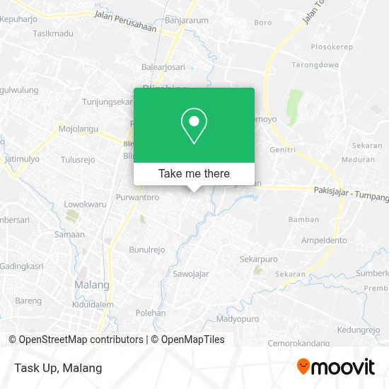 Task Up map