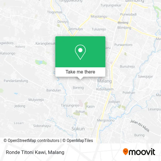 Ronde Titoni Kawi map
