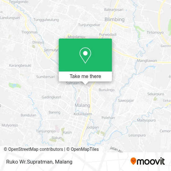 Ruko Wr.Supratman map