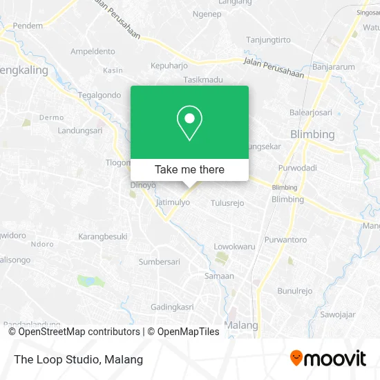 The Loop Studio map