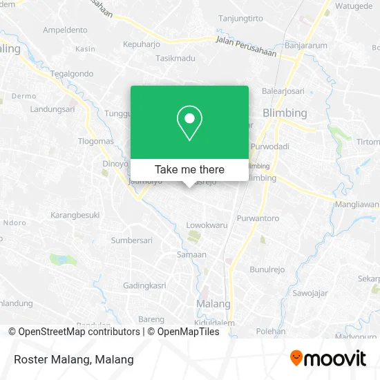 Roster Malang map