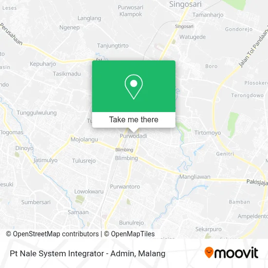 Pt Nale System Integrator - Admin map