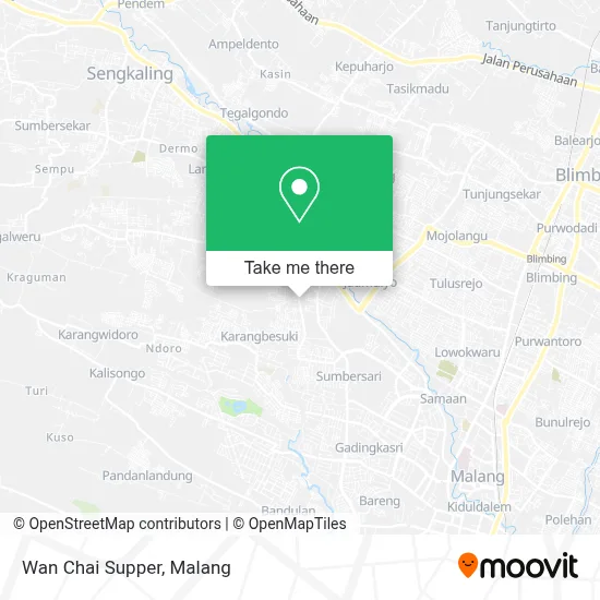 Wan Chai Supper map