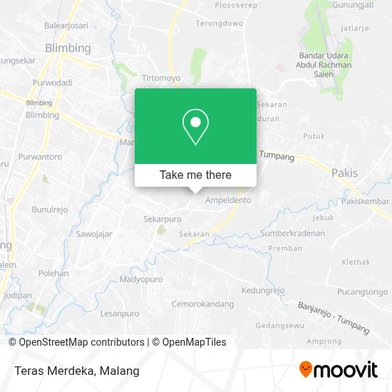Teras Merdeka map