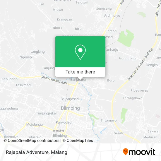 Rajapala Adventure map