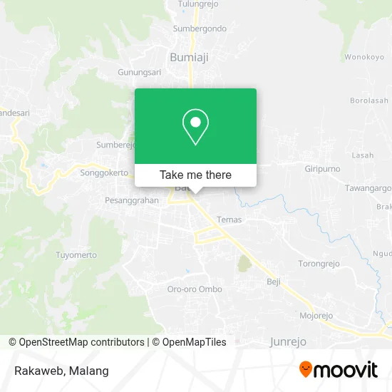 Rakaweb map