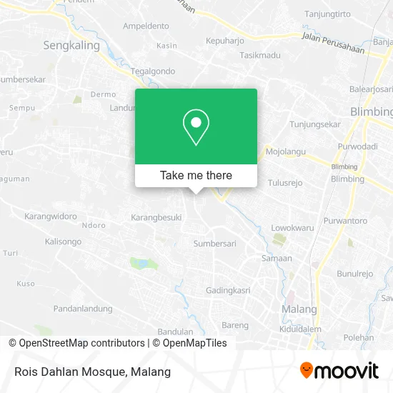 Rois Dahlan Mosque map