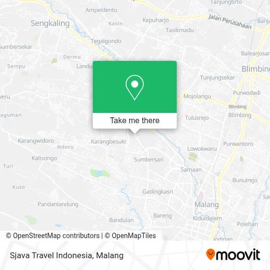 Sjava Travel Indonesia map