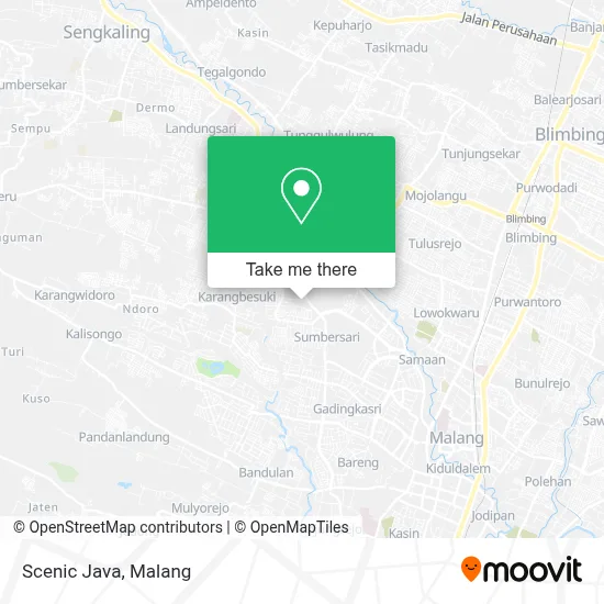 Scenic Java map
