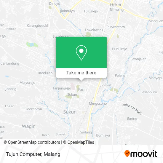 Tujuh Computer map
