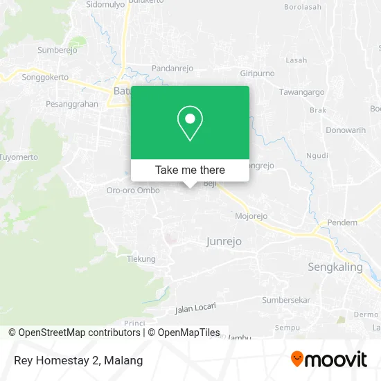 Rey Homestay 2 map