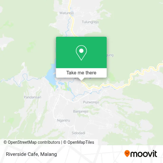 Riverside Cafe map