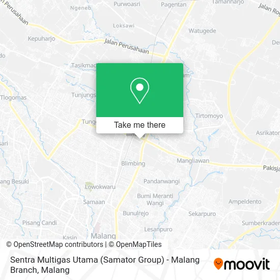 Sentra Multigas Utama (Samator Group) - Malang Branch map