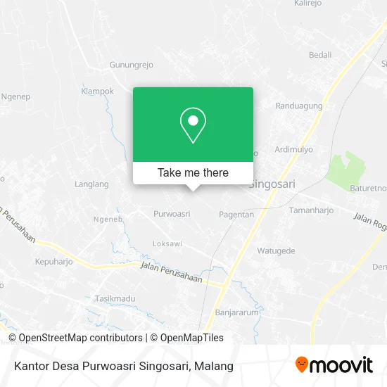 Kantor Desa Purwoasri Singosari map