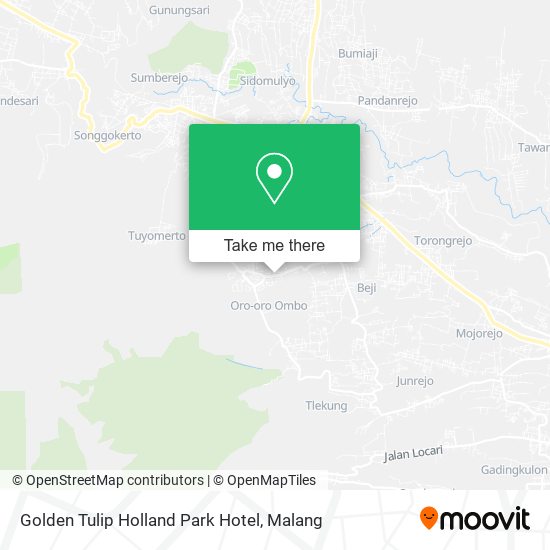 Golden Tulip Holland Park Hotel map