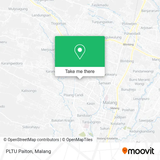 PLTU Paiton map