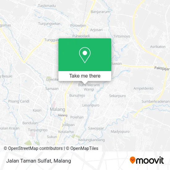 Jalan Taman Sulfat map