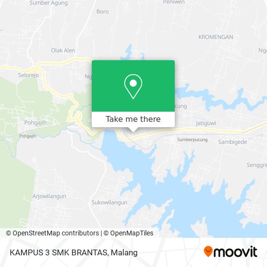 KAMPUS 3 SMK BRANTAS map