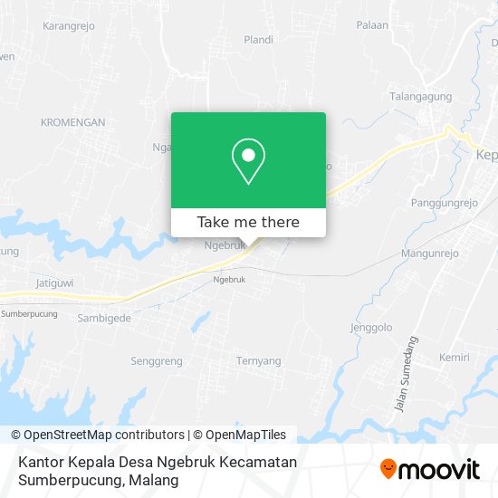 Kantor Kepala Desa Ngebruk Kecamatan Sumberpucung map